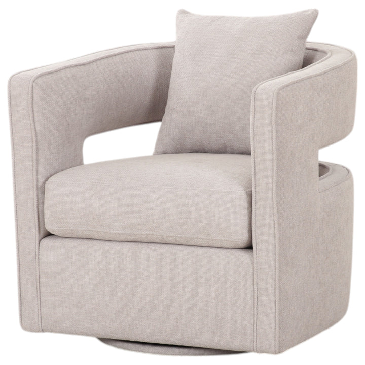 Rhonda Swivel Chair Beige