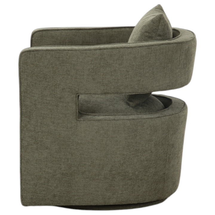 Rhonda Swivel Chair Moss Green