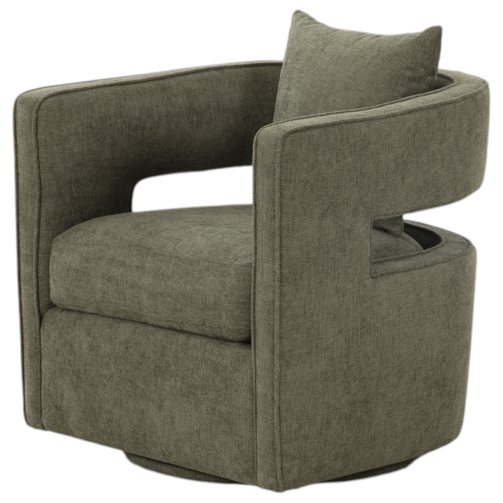 Rhonda Swivel Chair Moss Green