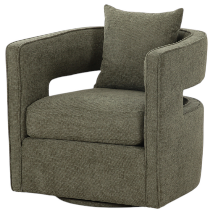 Rhonda Swivel Chair Moss Green