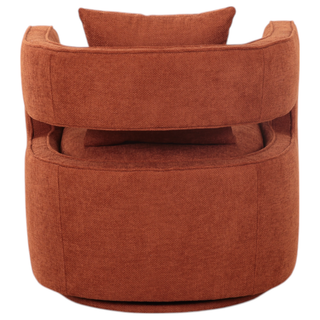 Rhonda Swivel Chair Rust