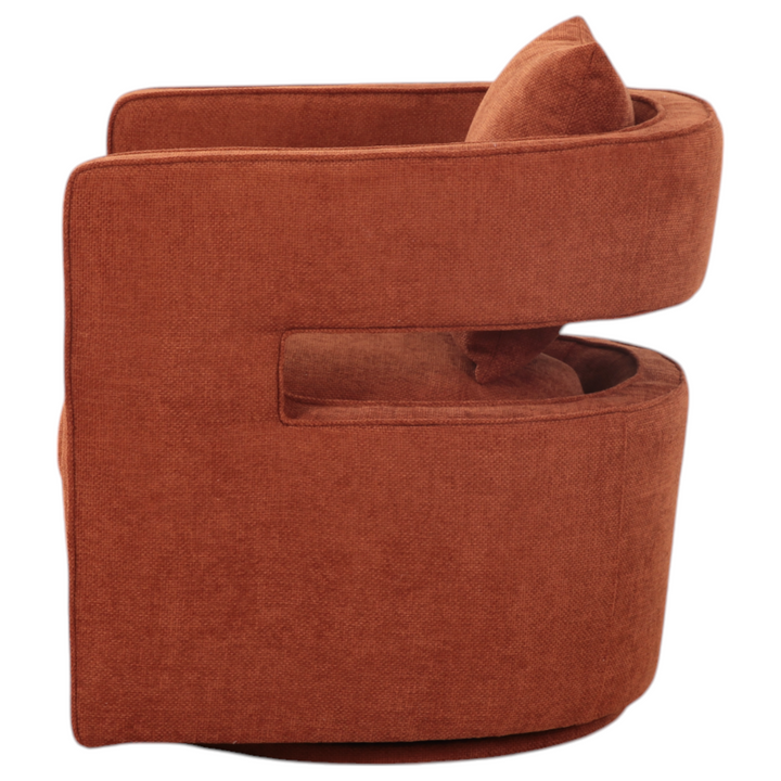 Rhonda Swivel Chair Rust