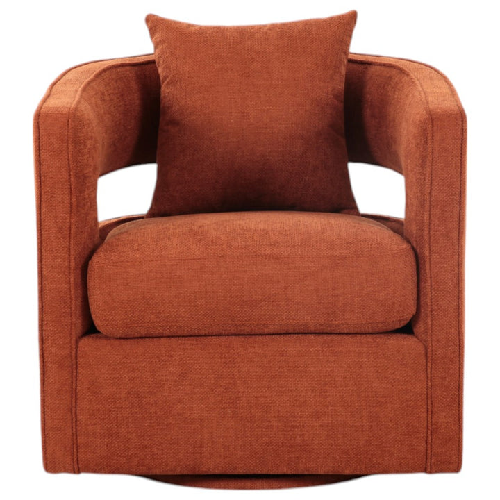 Rhonda Swivel Chair Rust