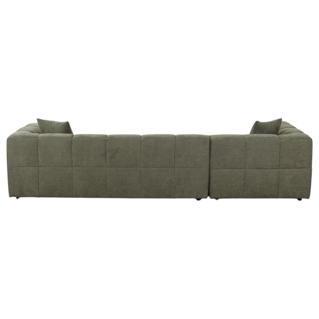 Sorrento Corner Sofa Moss Green