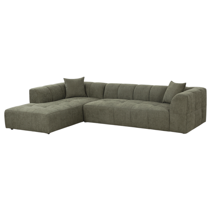 Sorrento Corner Sofa Moss Green