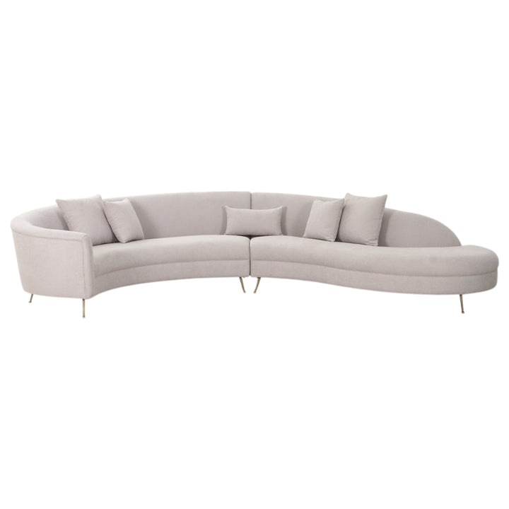 Verde Corner Sofa Beige