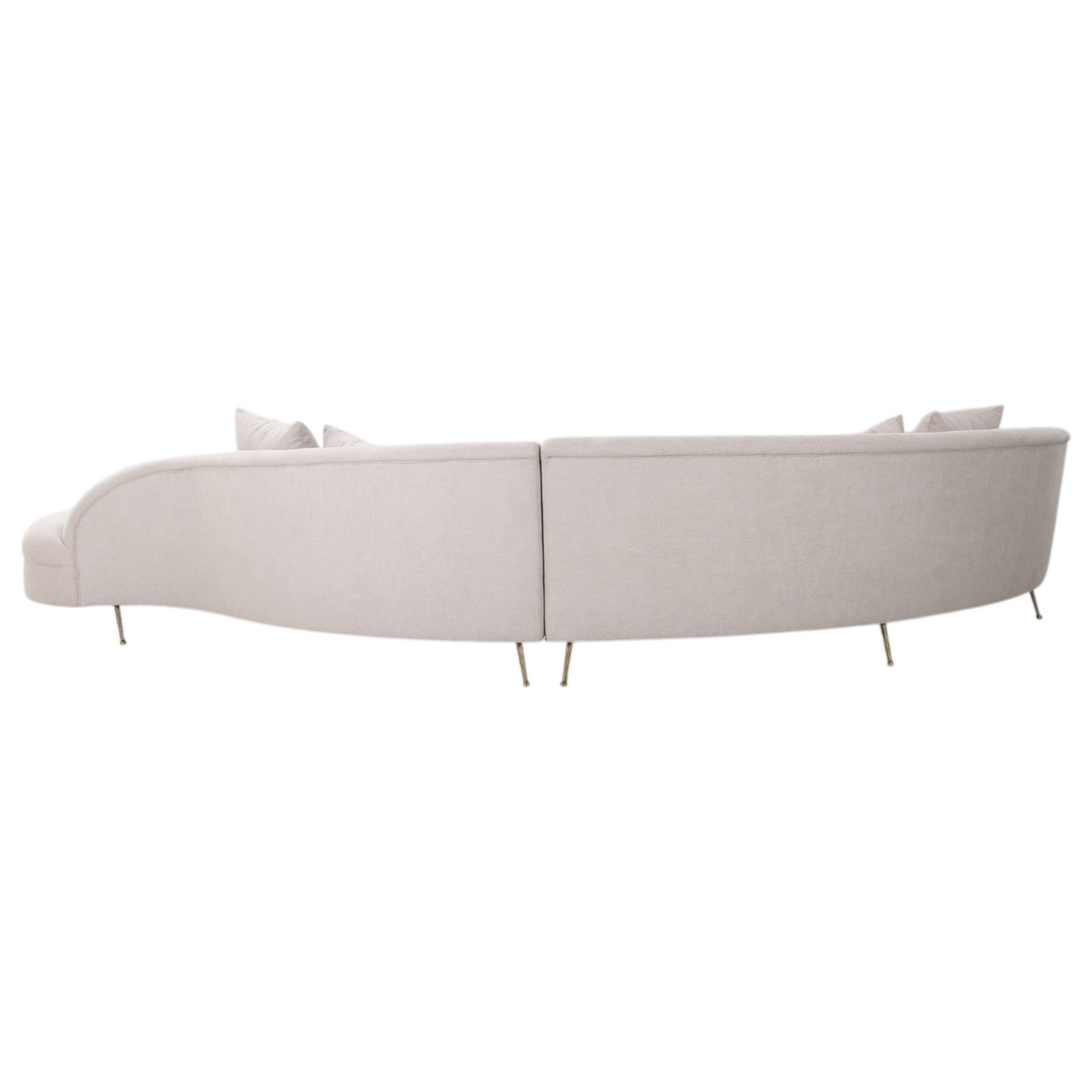 Verde Corner Sofa Beige