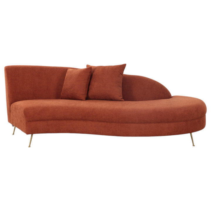 Verde Corner Sofa Rust