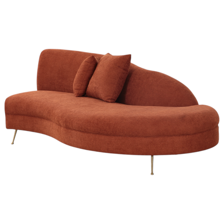 Verde Corner Sofa Rust