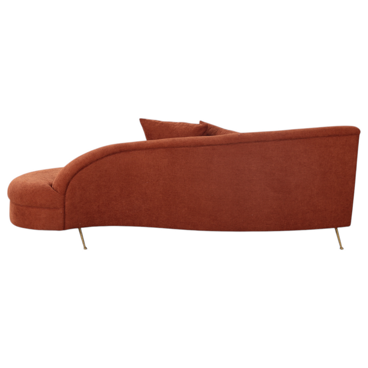 Verde Corner Sofa Rust