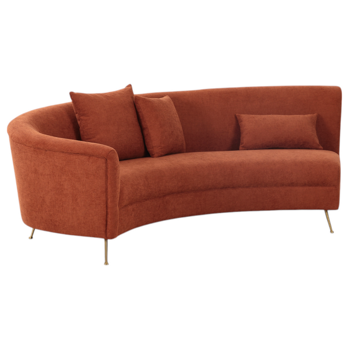 Verde Corner Sofa Rust