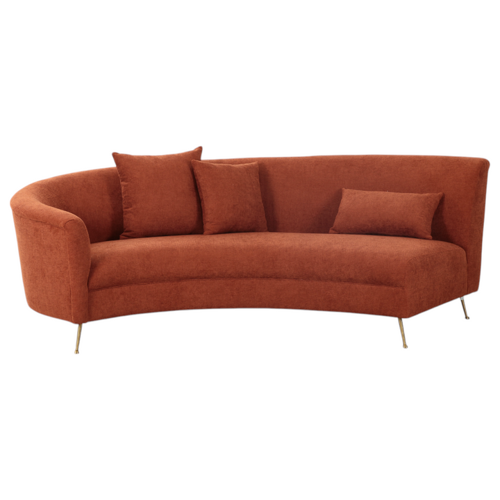 Verde Corner Sofa Rust