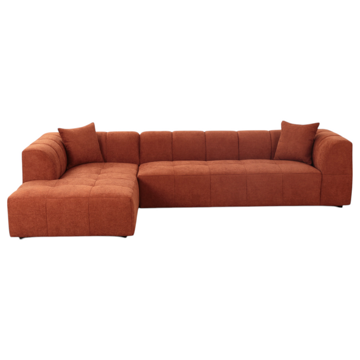 Sorrento Corner Sofa Rust