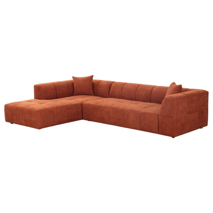 Sorrento Corner Sofa Rust