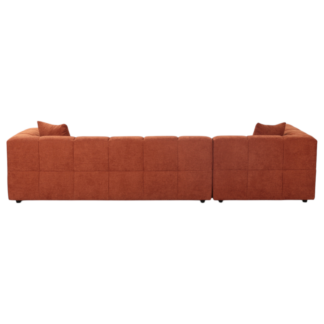 Sorrento Corner Sofa Rust