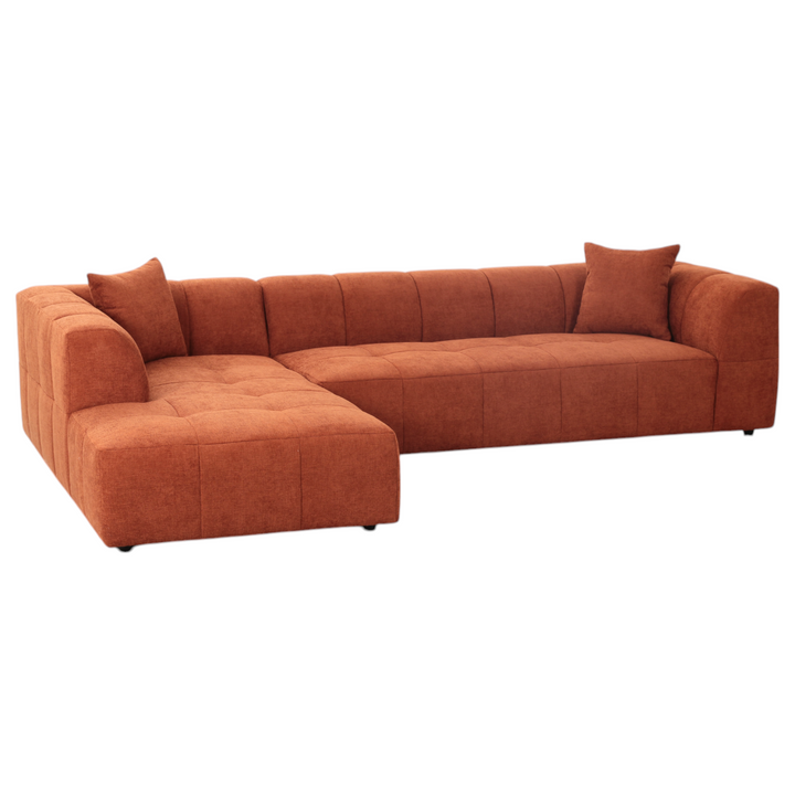 Sorrento Corner Sofa Rust