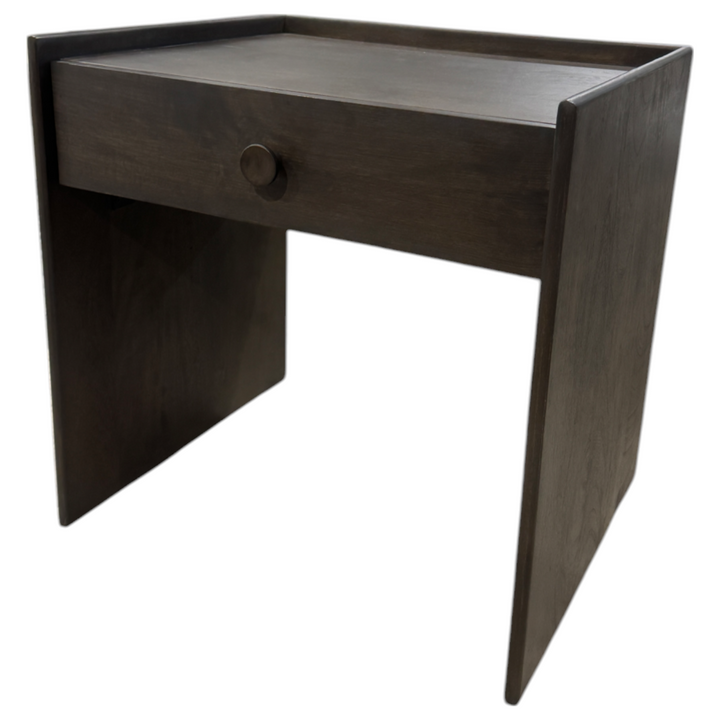 Regalia Bedside Table Rustic Brown