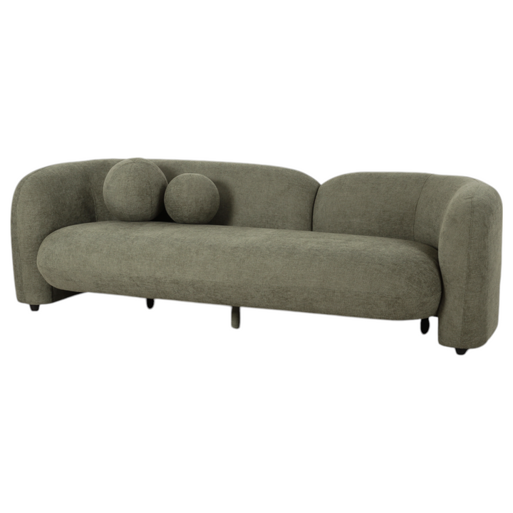 Brunello 3 Seater Moss Green