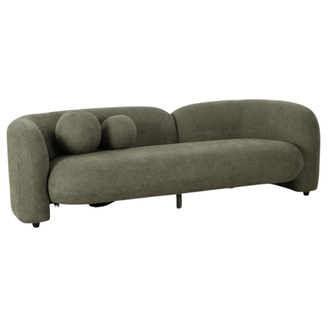 Brunello 3 Seater Moss Green