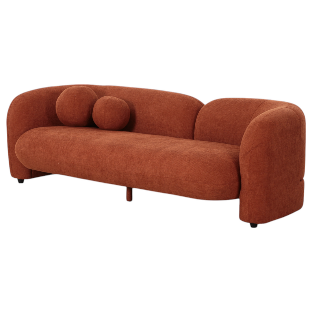 Brunello 3 Seater Rust