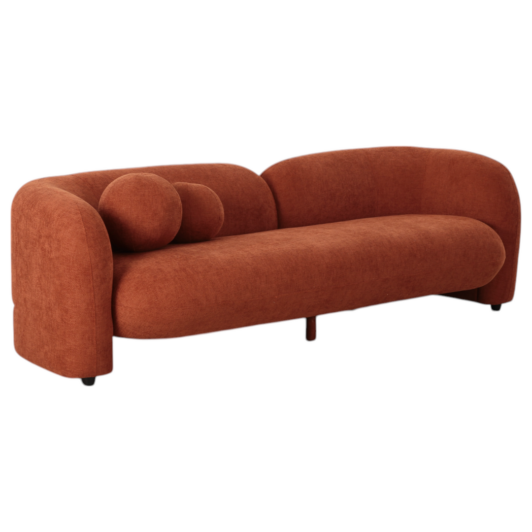 Brunello 3 Seater Rust