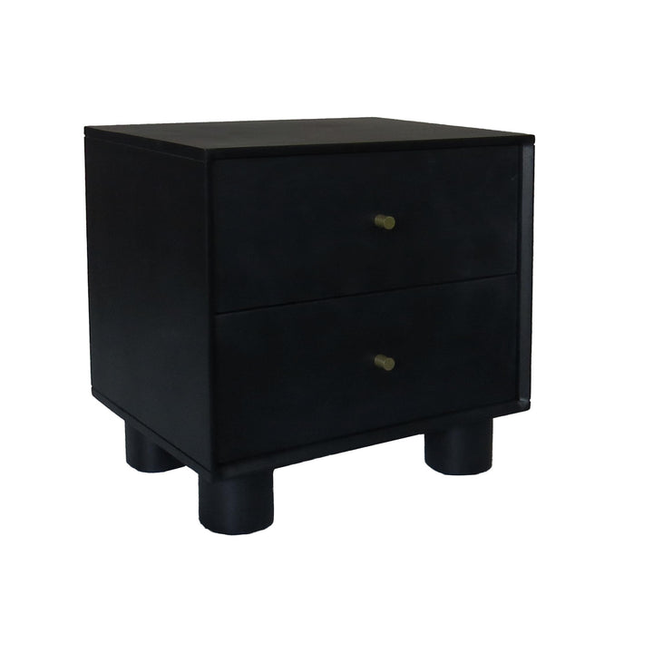 Chateau Bedside Table Black