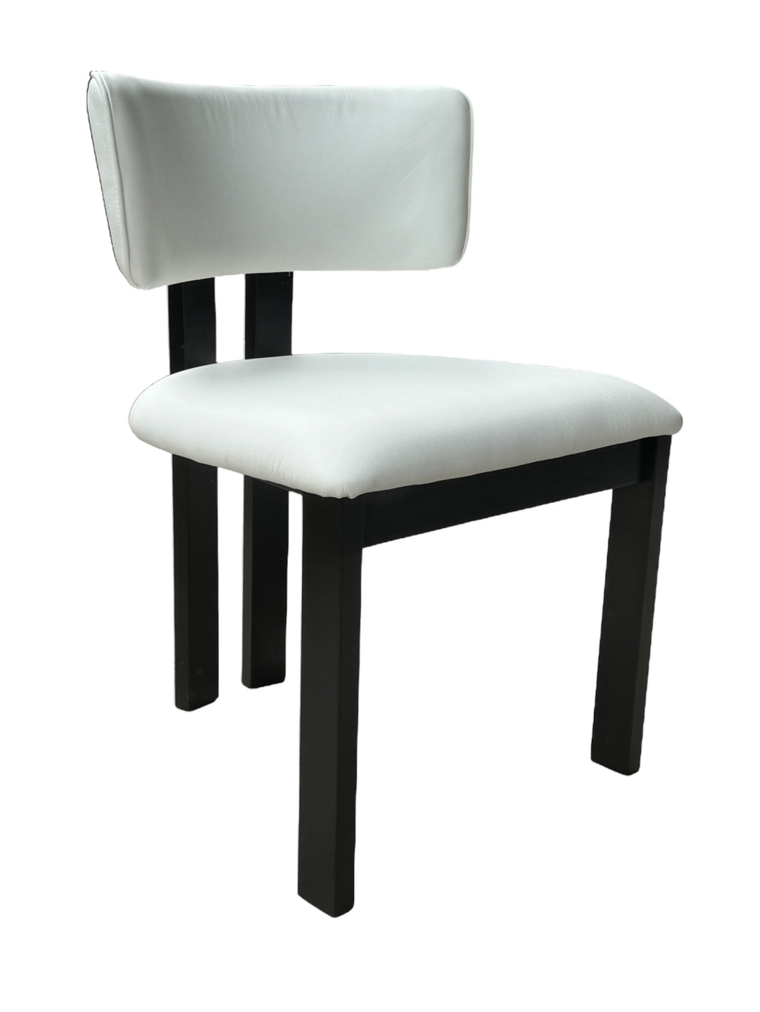 Modenese Dining Chair White Leather