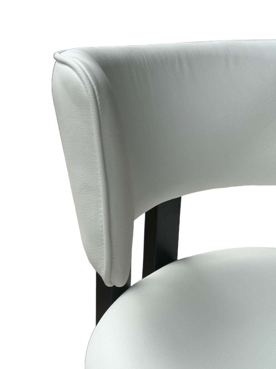 Modenese Dining Chair White Leather