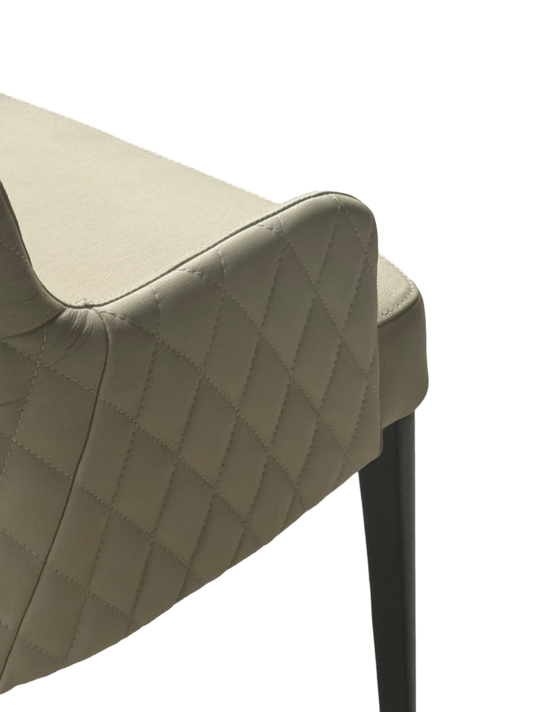 Yoshio Dining Chair Beige Leather