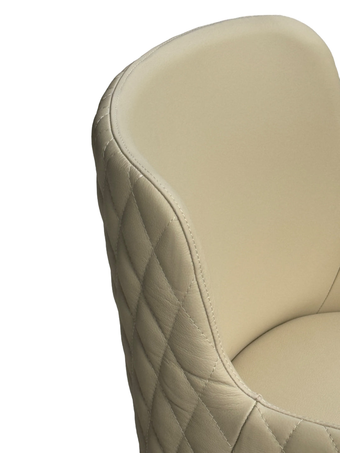 Yoshio Dining Chair Beige Leather