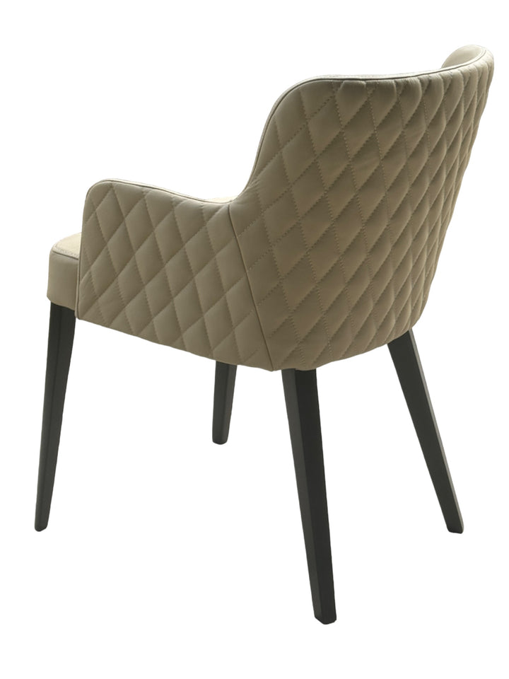 Yoshio Dining Chair Beige Leather