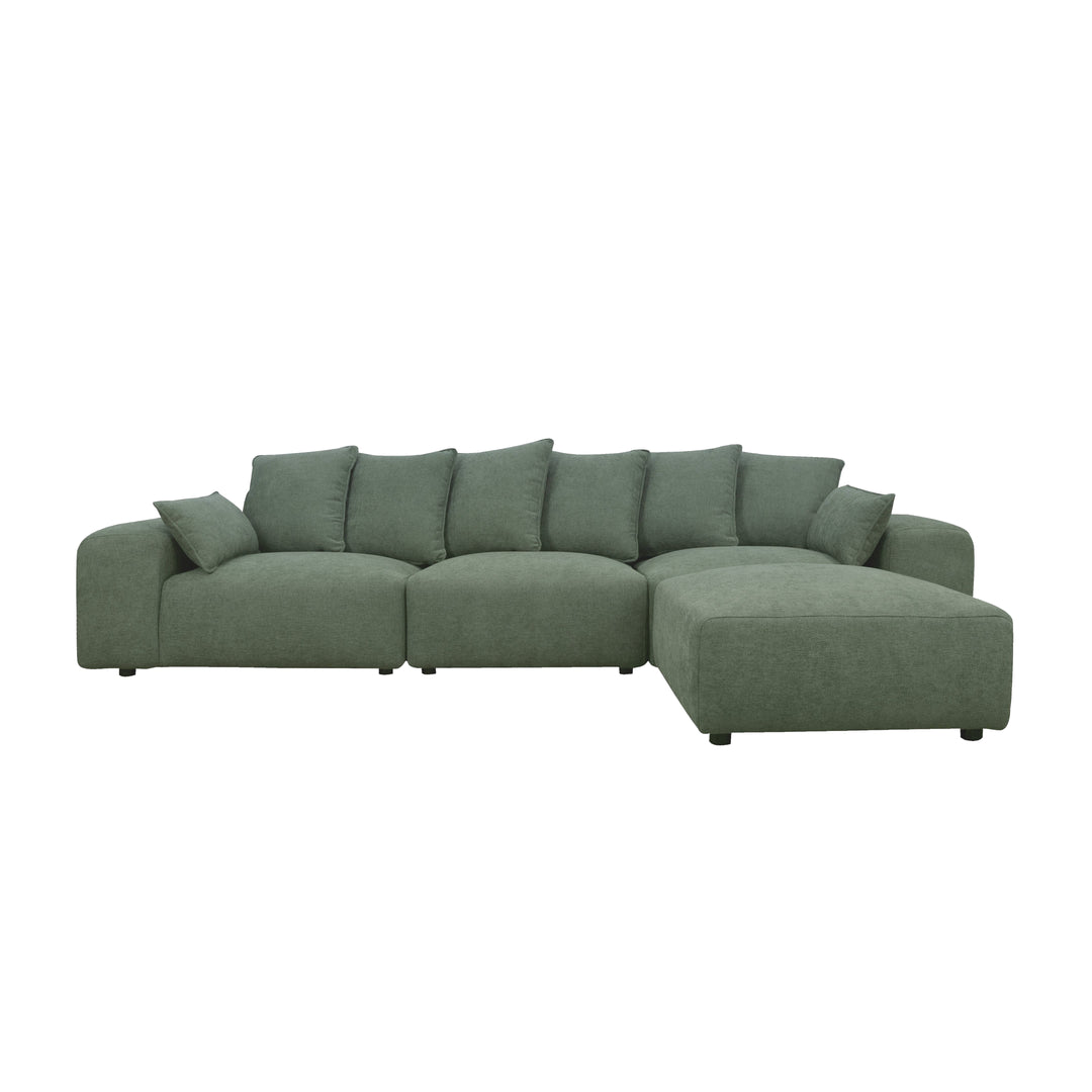 CloudPuff Modular Sofa Moss Green