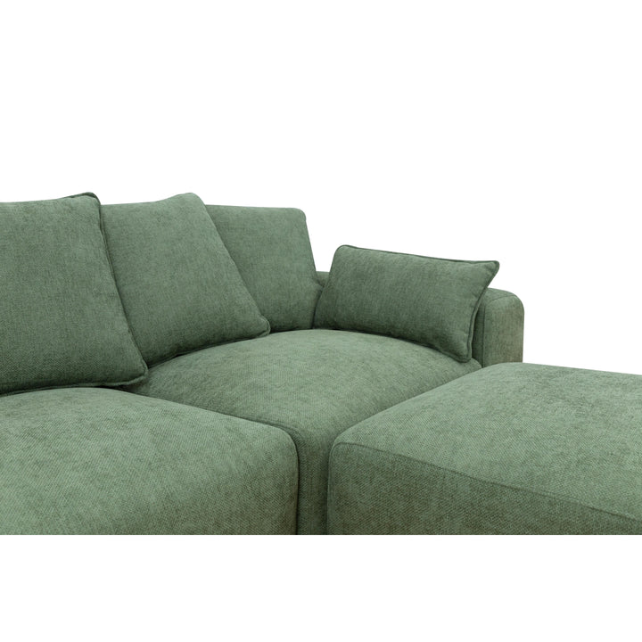 CloudPuff Modular Sofa Moss Green