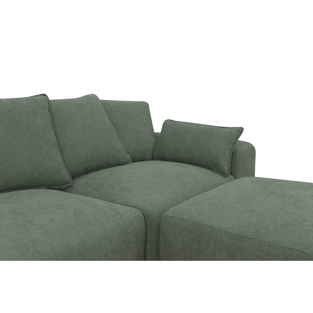 CloudPuff Modular Sofa Moss Green