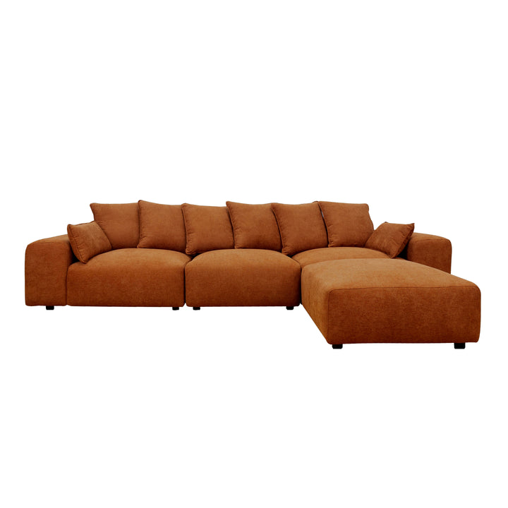 CloudPuff Modular Sofa Rust