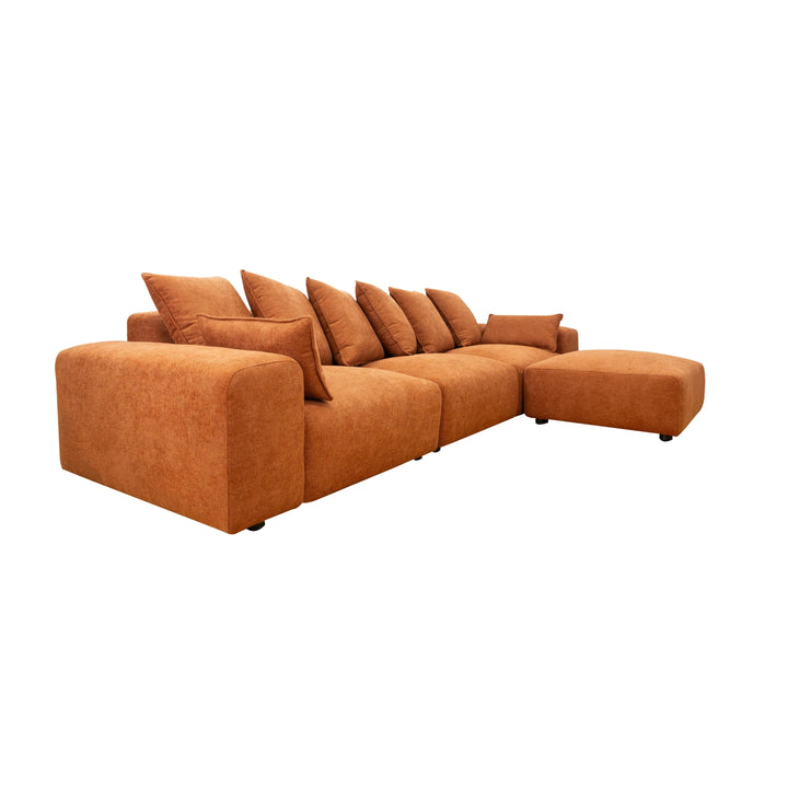 CloudPuff Modular Sofa Rust