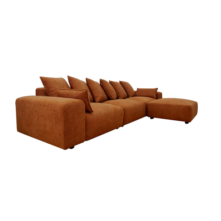 CloudPuff Modular Sofa Rust