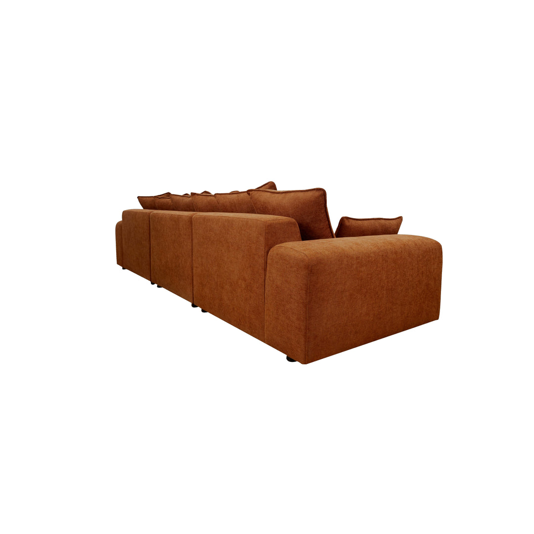 CloudPuff Modular Sofa Rust