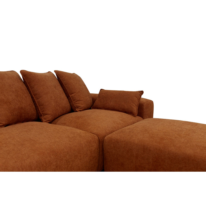 CloudPuff Modular Sofa Rust