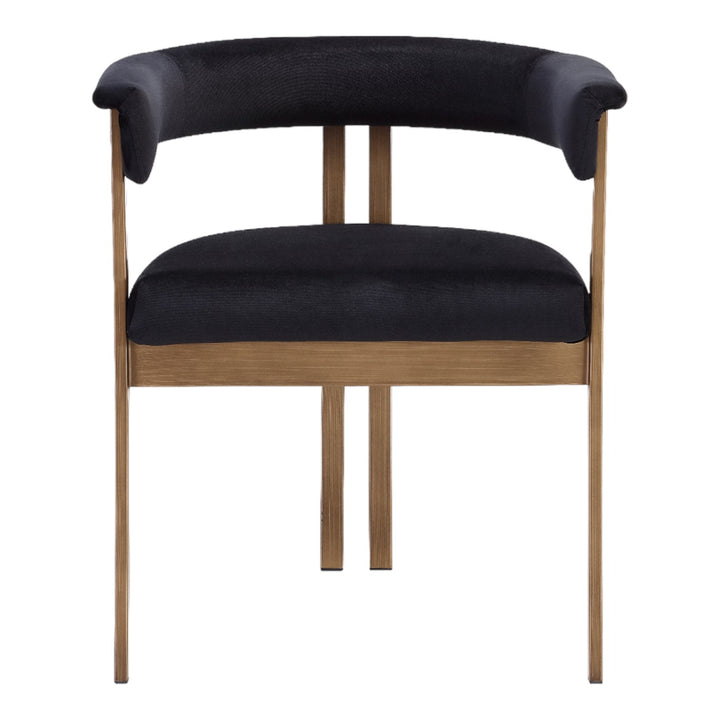 Sheikh Dining Chair Black Velvet