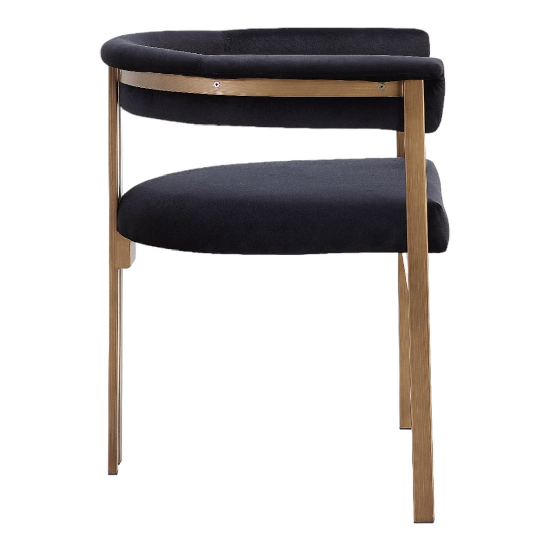 Sheikh Dining Chair Black Velvet