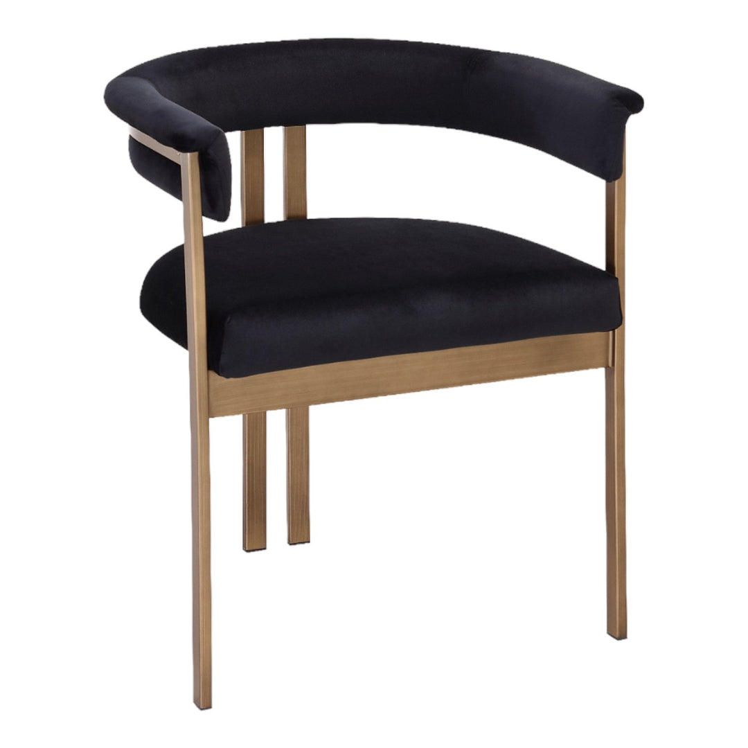 Sheikh Dining Chair Black Velvet