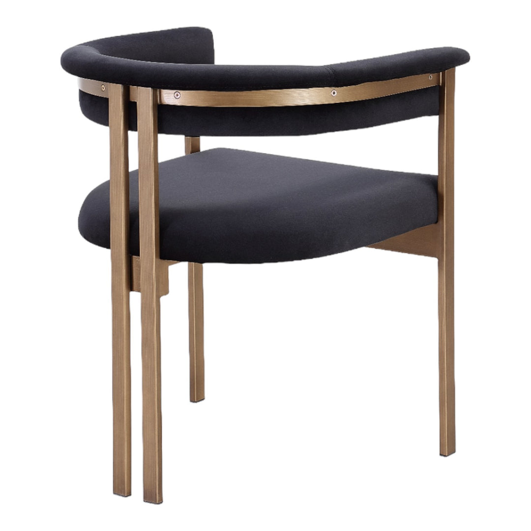 Sheikh Dining Chair Black Velvet