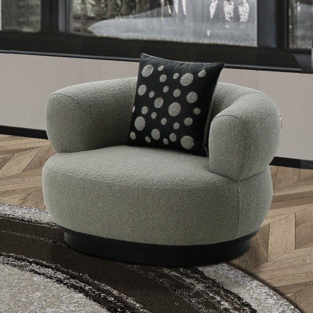 Neptune Chair Grey Boucle