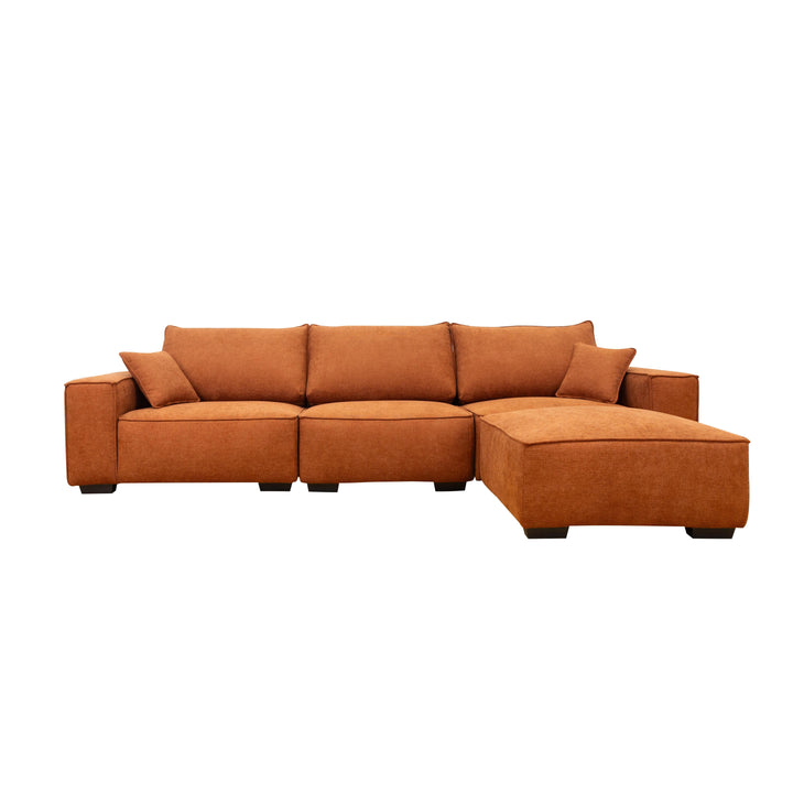 Cozy Modular Sofa Rust