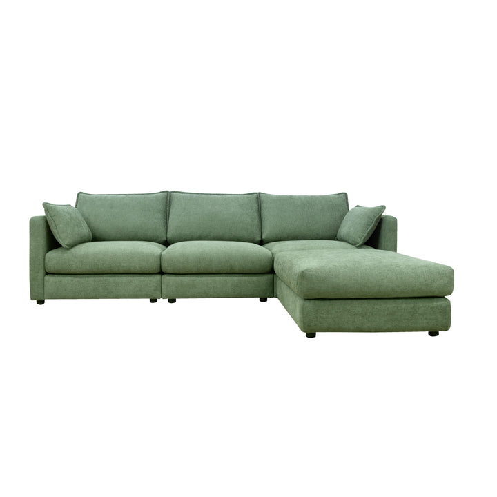 Cuddly Modular Sofa Moss Green