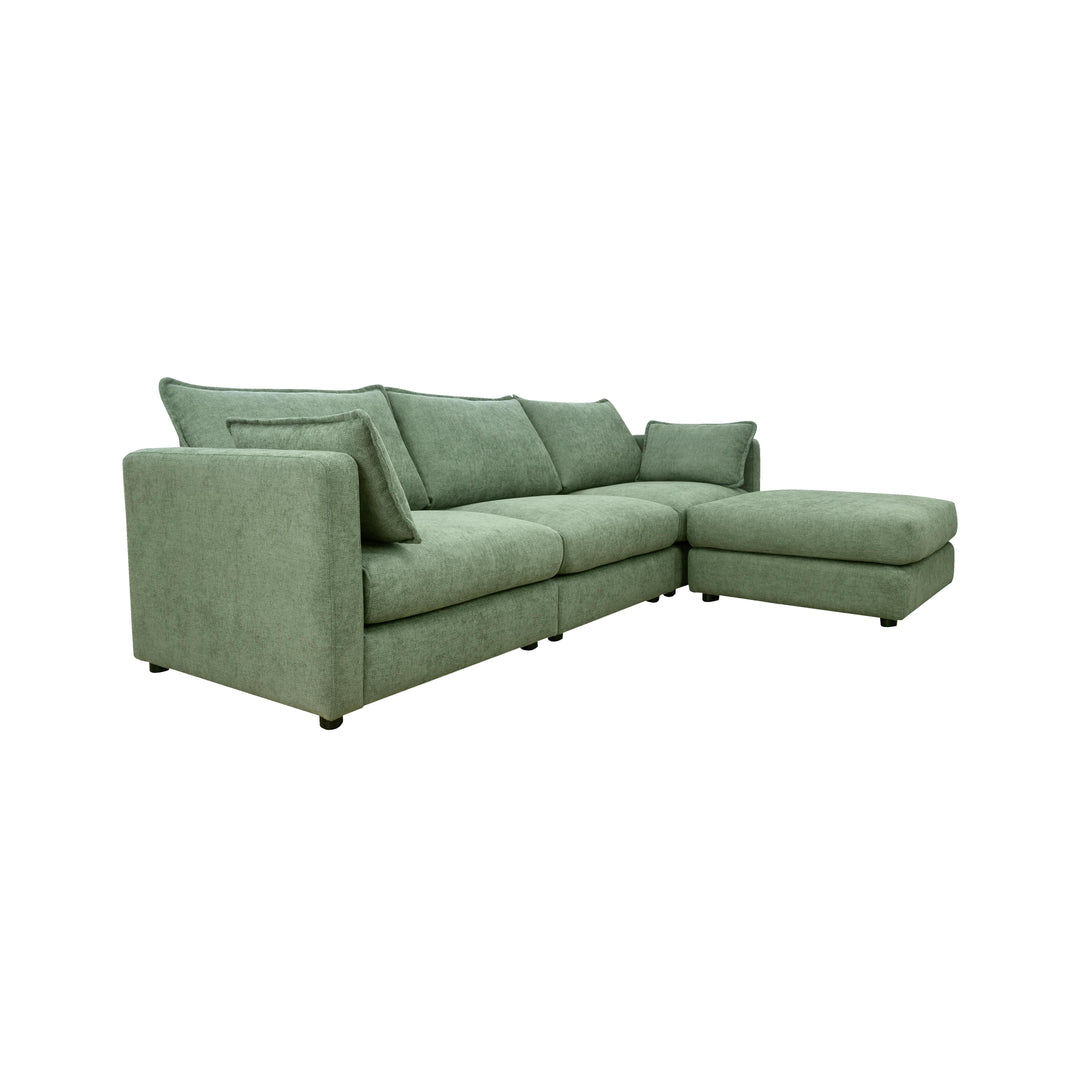 Cuddly Modular Sofa Moss Green