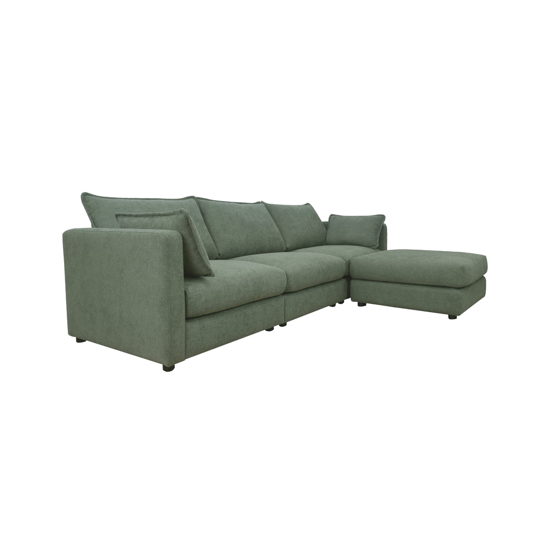 Cuddly Modular Sofa Moss Green