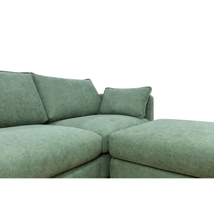 Cuddly Modular Sofa Moss Green