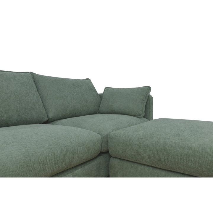 Cuddly Modular Sofa Moss Green